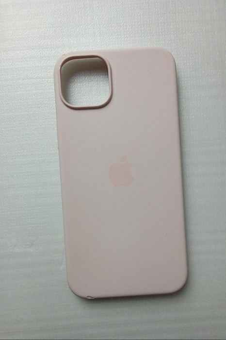 Husă din silicon pentru Apple iPhone 15 Plus cu MagSafe, roz deschis [2]