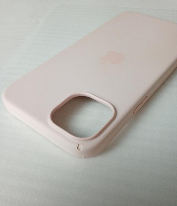 Husă din silicon pentru Apple iPhone 15 Plus cu MagSafe, roz deschis [4]