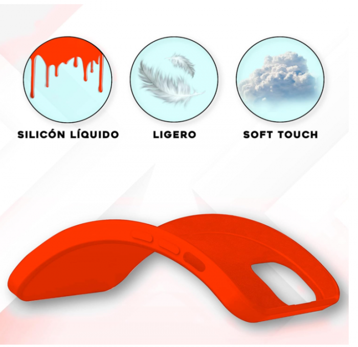 Husă din silicon Phonix pentru iPhone 14 Pro MAX, rosu [8]