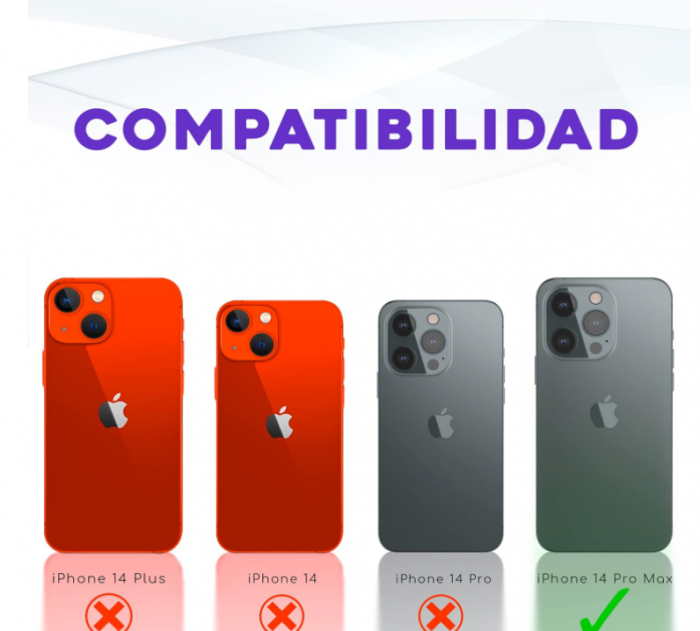 Husă din silicon Phonix pentru iPhone 14 Pro MAX, rosu [4]