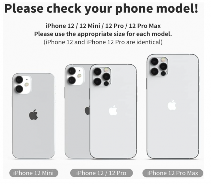 Husă din silicon Sinjimoru pentru iPhone 12/12 Pro pentru MagSafe, Navy Blue [7]