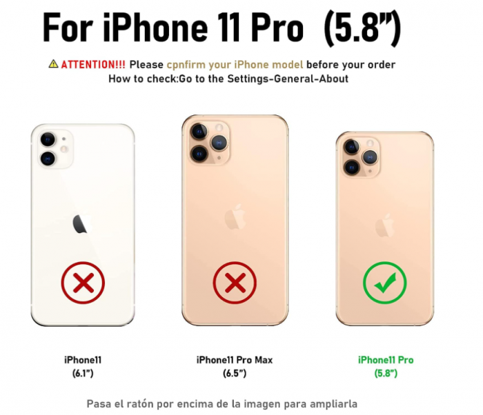 Husă din silicon Xingting EU pentru iPhone 11 Pro cu șnur, auriu roz [6]