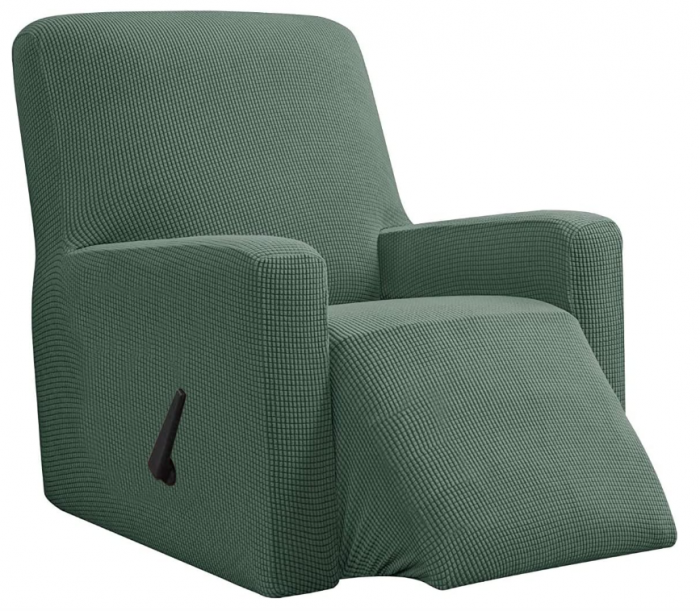 Husa elastica pentru fotoliu EBETA E Jacquard, verde deschis [4]