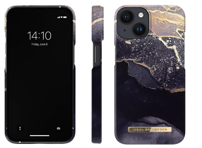 Husă iDeal Of Sweden pentru iPhone 14/13, Golden Twilight Marble [4]