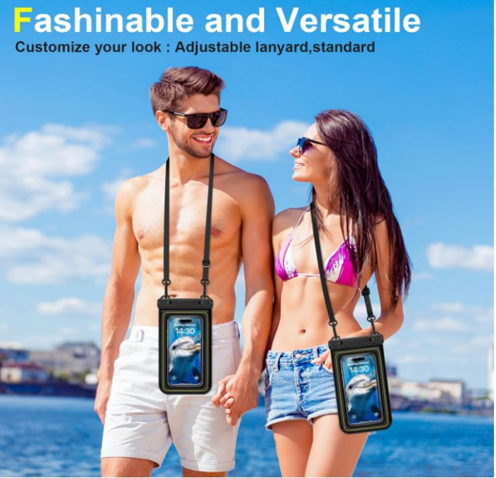 Husă impermeabilă pentru telefon mobil până la 6.9 inchi, HAISSKY [7]