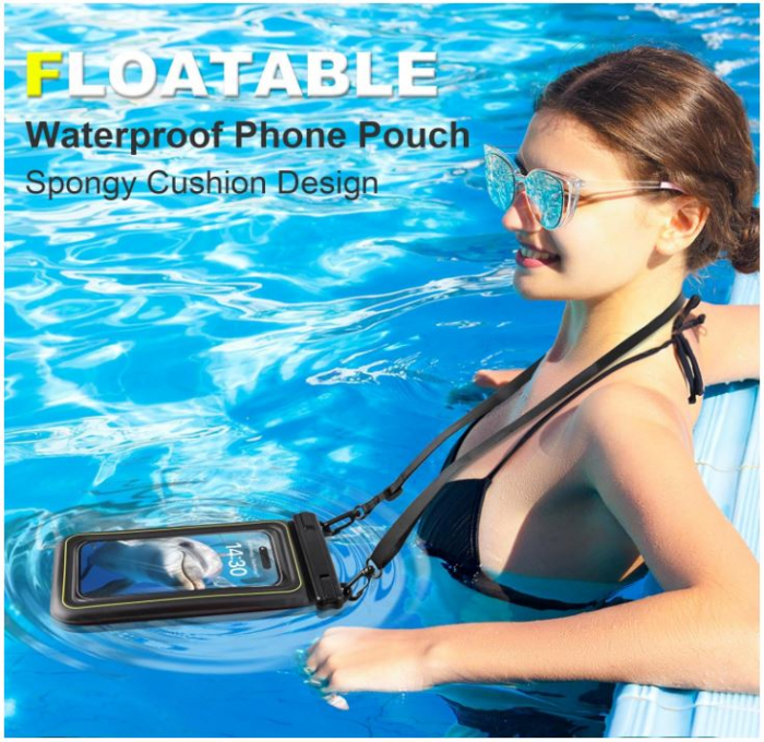 Husă impermeabilă pentru telefon mobil până la 6.9 inchi, HAISSKY [5]