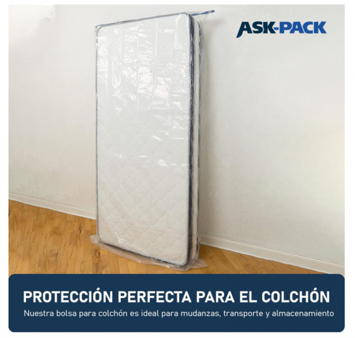 Husa impermeabilă Saltea ASK Pack, Ideal pentru mutare, depozitare și transport, 100x200cm [5]