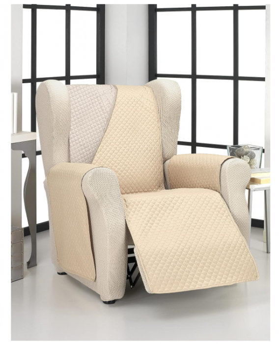 Husa matlasata fotoliu Martina Home, Reversibila, 1 loc [6]