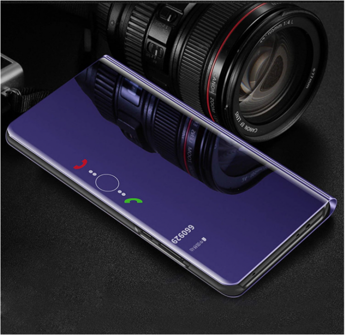 Husă MLOTECH pentru Samsung S9 Plus cu folie de protectie din sticla securizata, Violet [3]