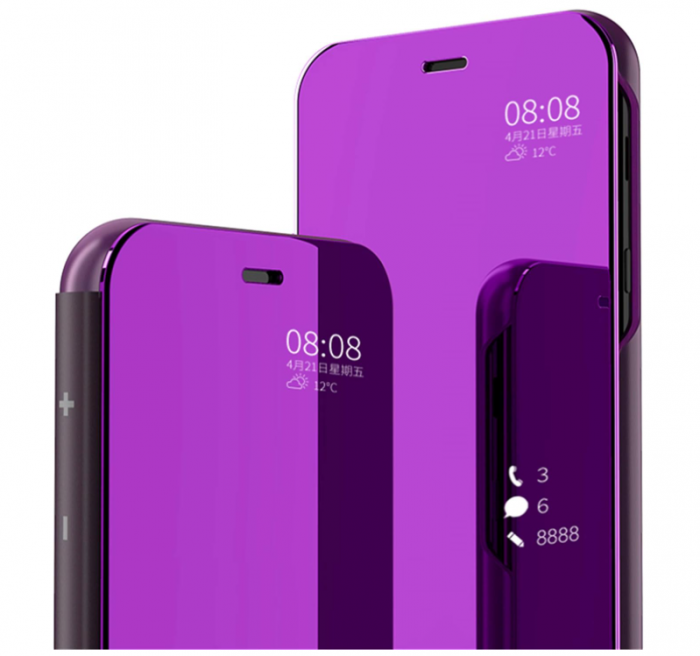 Husă MLOTECH pentru Samsung S9 Plus cu folie de protectie din sticla securizata, Violet [8]