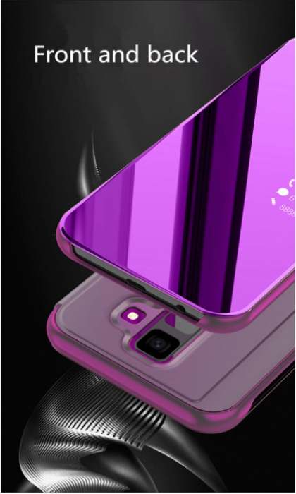Husă MLOTECH pentru Samsung S9 Plus cu folie de protectie din sticla securizata, Violet [6]