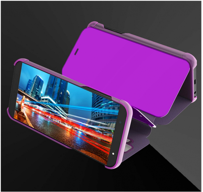 Husă MLOTECH pentru Samsung S9 Plus cu folie de protectie din sticla securizata, Violet [7]