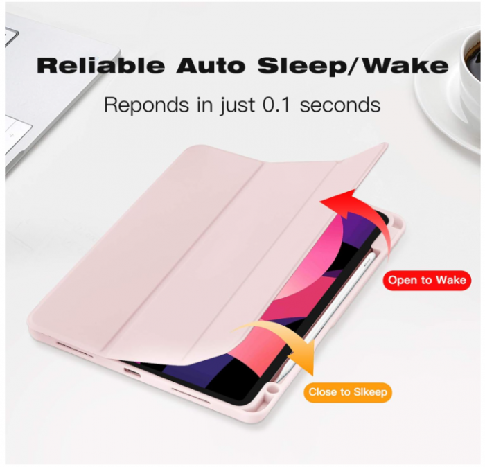 Husă pentru iPad Air 5 2022/Husă iPad Air 4 2020 10,9 inchi, roz [6]