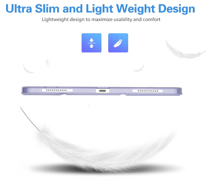 Husă pentru iPad Pro 12.9 2022/2021/2020/2018, violet deschis [8]