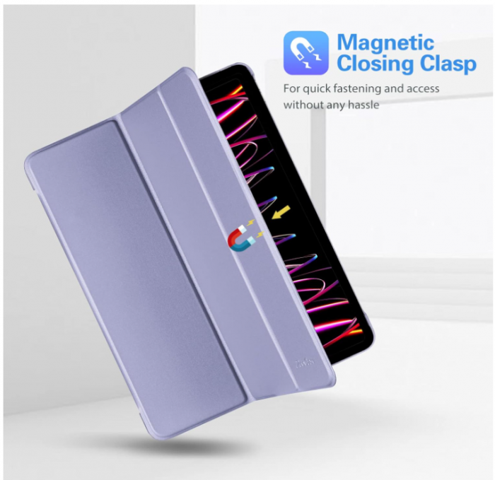 Husă pentru iPad Pro 12.9 2022/2021/2020/2018, violet deschis [9]