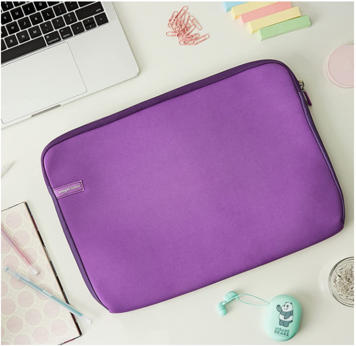 Husă pentru laptop Amazon Basics de 15,6 inchi (39,62 cm), violet [2]