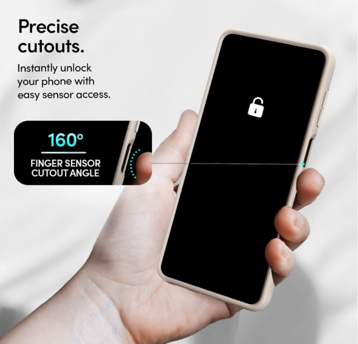 Husa pentru Samsung Galaxy A12, crem [6]