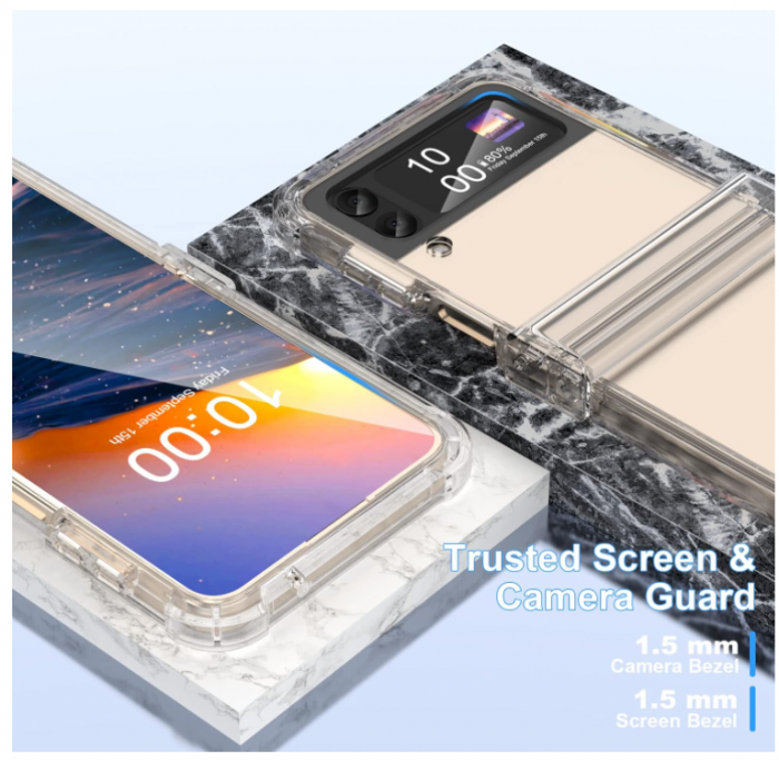 Husa pentru Samsung Galaxy Z Flip 3 transparentă [8]