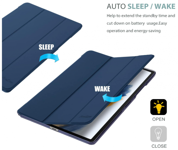 Husă ProCase pentru Galaxy Tab A8, bleumarin [8]