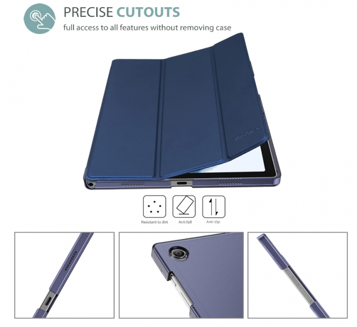 Husă ProCase pentru Galaxy Tab A8, bleumarin [4]