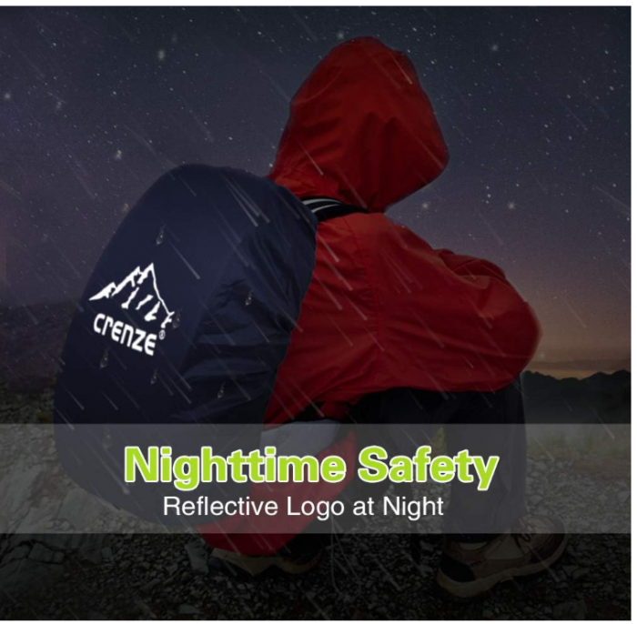 Husa reflectorizanta de ploaie pentru rucsac Crenze (30-40L) [7]