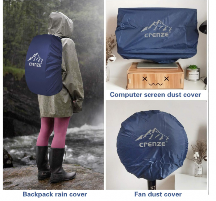 Husa reflectorizanta de ploaie pentru rucsac Crenze (30-40L) [5]