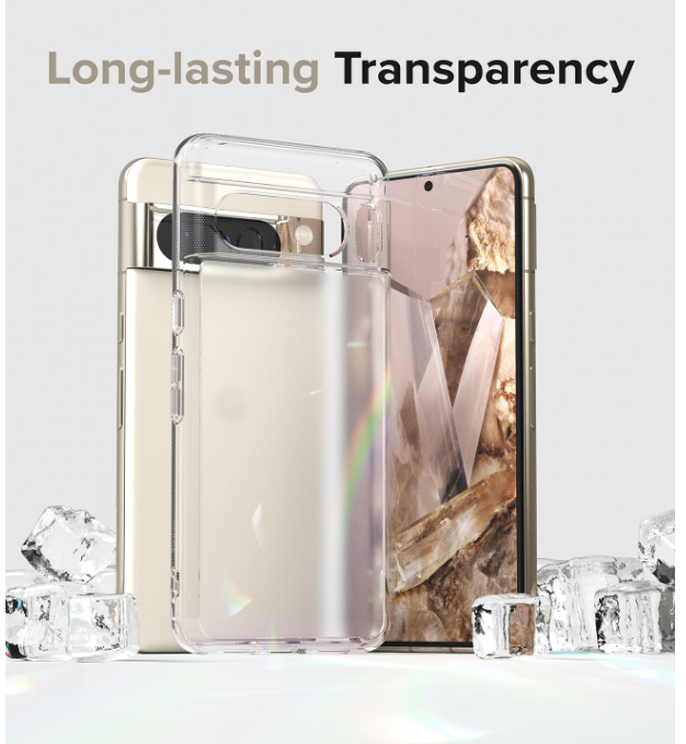 Husa Ringke Fusion pentru Google Pixel 8 Pro, mat transparent [4]