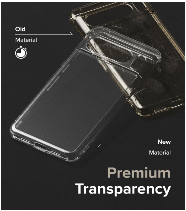 Husa Ringke Fusion pentru Google Pixel 8 Pro, mat transparent [6]