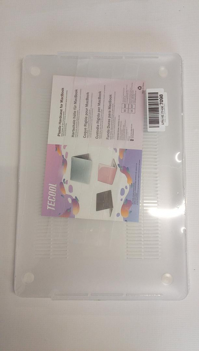 Husă TECOOL pentru MacBook Pro 15 inch 2016-2019 (A1990 A1707), ultra-subțire, transparent [2]