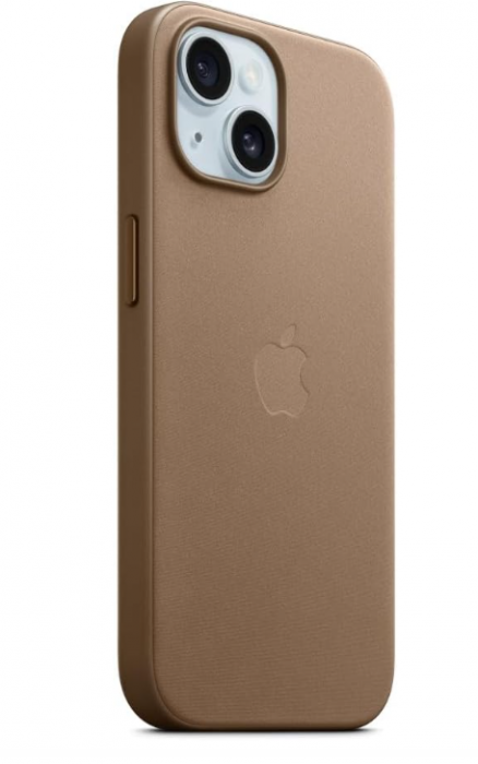 Husă telefon pentru Apple iPhone 15 FineWoven cu MagSafe, Taupe [4]
