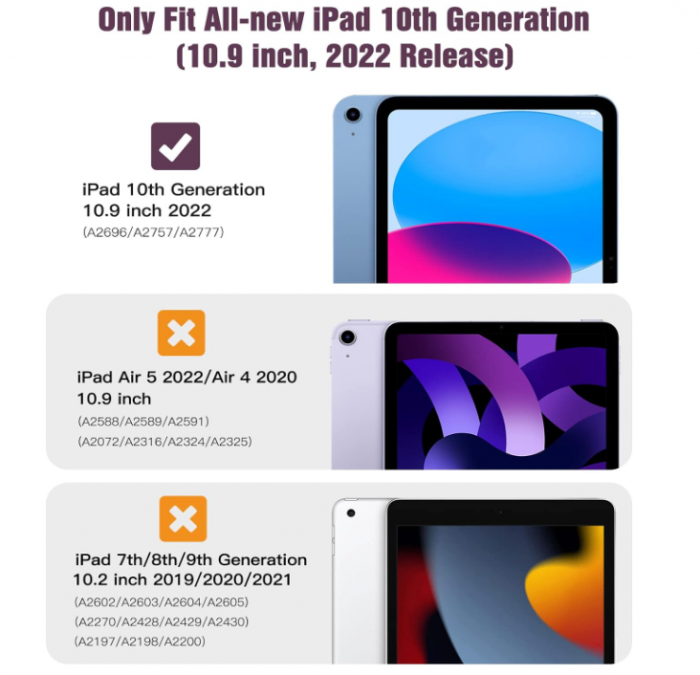 Husă TiMOVO pentru iPad a 10-a generație 2022, violet [4]