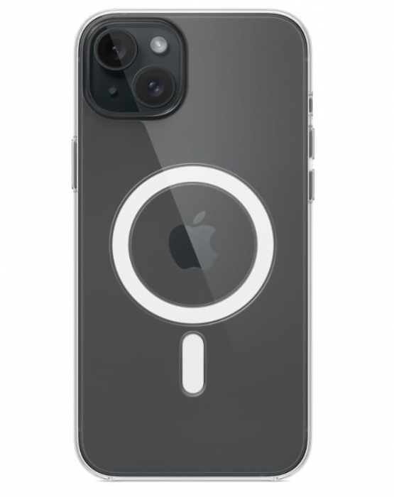 Husă transparentă Apple cu MagSafe pentru iPhone 15 Plus [6]