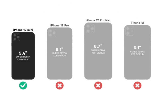 Husă transparentă cu sclipici OtterBox pentru iPhone 12 mini, Stardust [8]