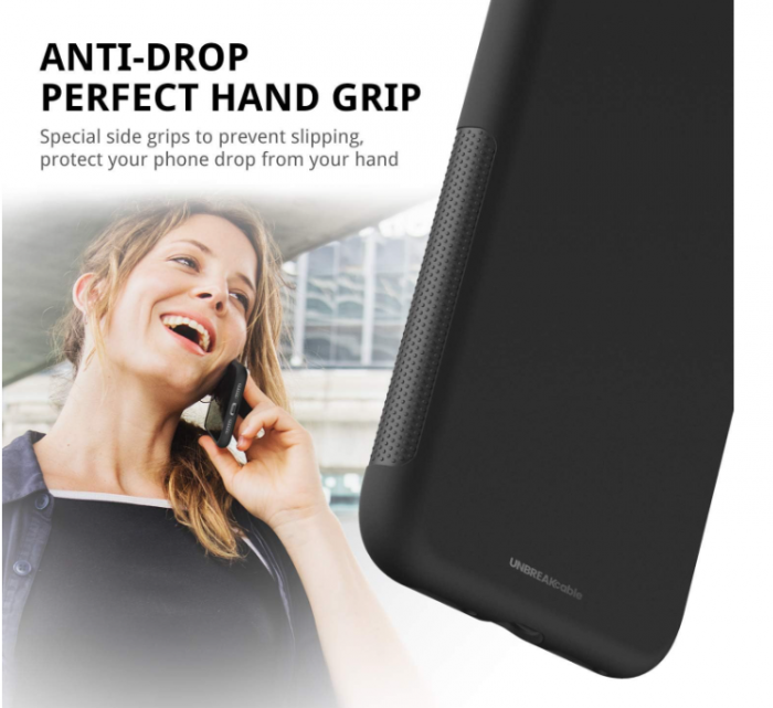 Husă UNBREAKcable pentru iPhone 8, iPhone 7, iPhone SE 2020, Negru Mat [6]