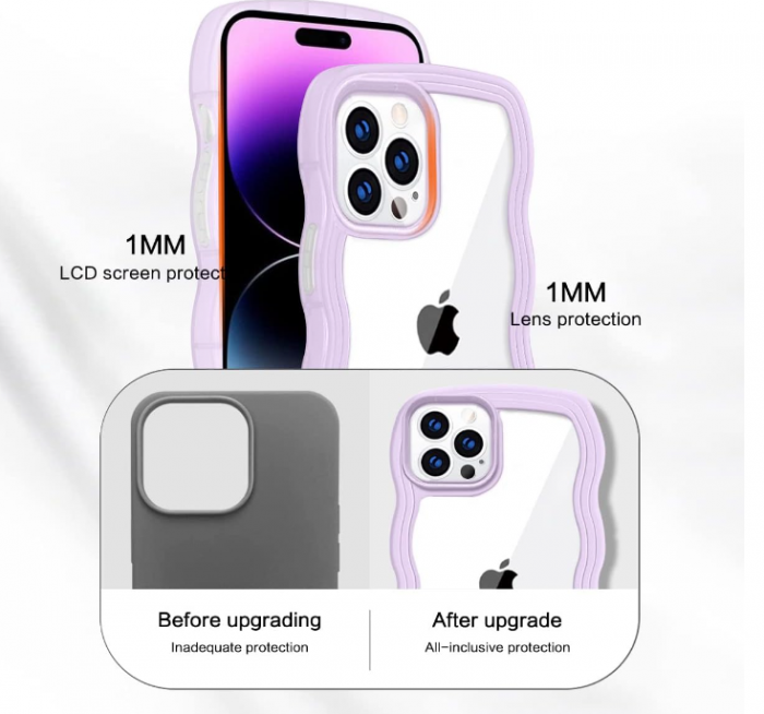 Husă Yungsome pentru iPhone 14 Pro, transparentă [5]