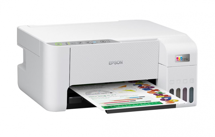 Imprimanta multifunctionala, Epson, EcoTank L3256, inkjet, color, A4, Wifi, Alb [8]