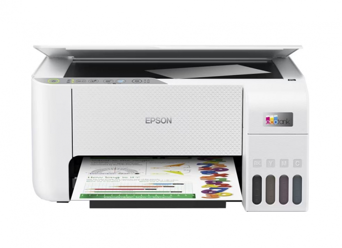 Imprimanta multifunctionala, Epson, EcoTank L3256, inkjet, color, A4, Wifi, Alb [9]