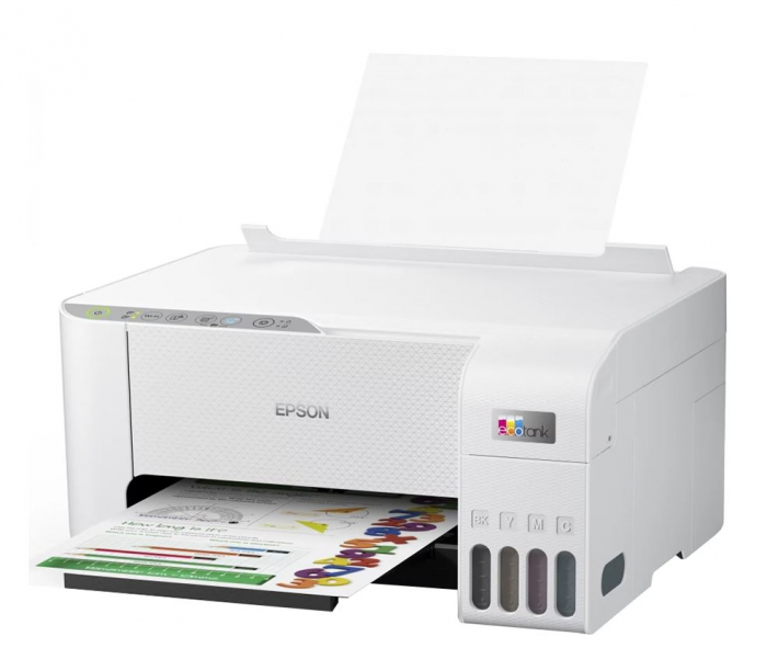 Imprimanta multifunctionala, Epson, EcoTank L3256, inkjet, color, A4, Wifi, Alb [10]