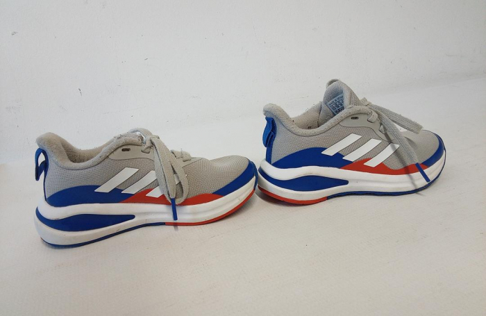 Încălțăminte sport pentru copii Adidas Fortarun, gri, marime 28 [2]