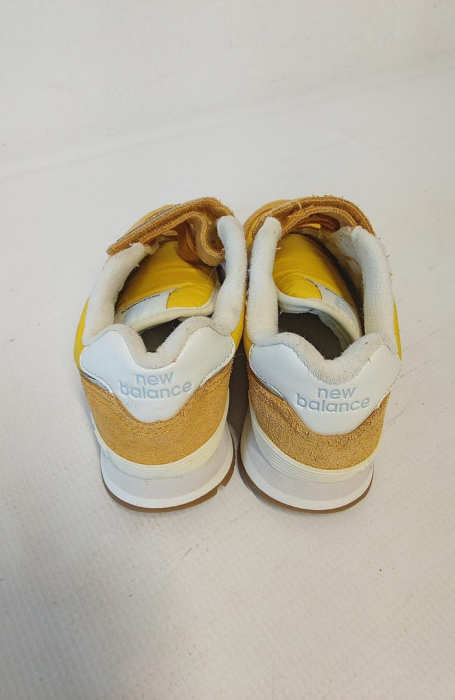 Încălțăminte sport pentru copii cu scai New Balance 574, galben, marime 28 [2]