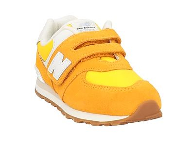 Încălțăminte sport pentru copii cu scai New Balance 574, galben, marime 28 [5]