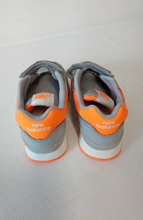 Încălțăminte sport pentru copii New Balance 574, gri/portocaliu, marime 28.5 [5]