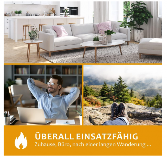 Incalzitor electric pentru picioare Proficare, PC-FW 3058, 3 trepte temperatura, gri [7]