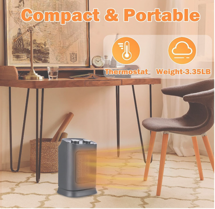 Incalzitor electric SONBION, 2 moduri, 1800W, oscilație de 70° [5]