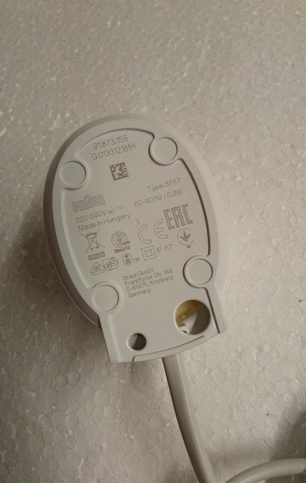 Incarcator 3757 pentru periute de dinti electrice Braun Oral B, 220-240V, 0.9W [4]