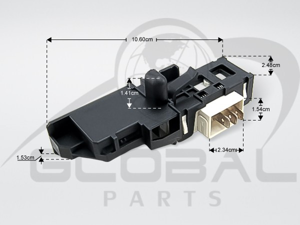 Inchizator usa pentru masina de spalat MIDEA 17438100005405 [4]