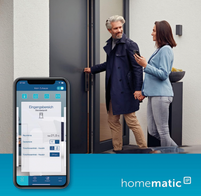 Incuietoare electronică inteligenta ușa Homematic IP Smart Home, prin aplicație,154952A0 [5]