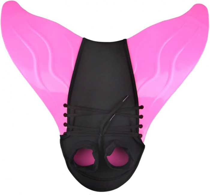 Inotatoare pentru coada de sirena Shepretty wupuG4-130, 49 x 45 cm, roz, 3-13 ani [3]