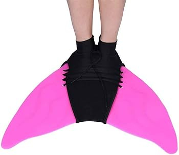 Inotatoare pentru coada de sirena Shepretty wupuG4-130, 49 x 45 cm, roz, 3-13 ani [6]