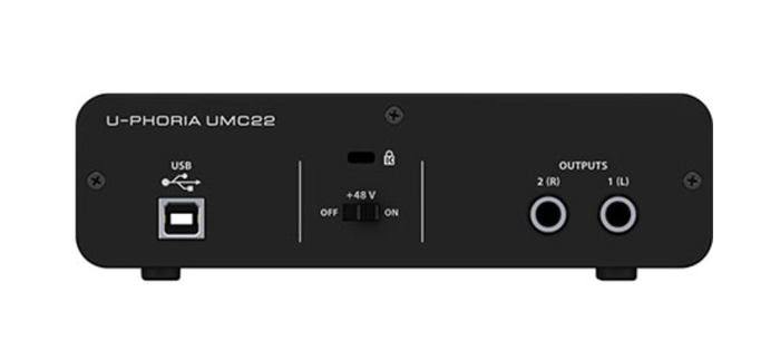 Interfata audio USB Behringer U-Phoria UMC22, negru [5]